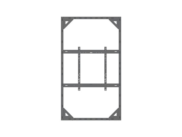 Multibrackets 2513, Terästä, musta, Maisema/Muotokuva, 2,16 m (85"), 80 kg, 200 x 200 mm