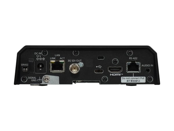 Panasonic AW-UE40 - Konferenskamera - PLZ - färg - 3840 x 2160 - motoriserad - 1500 TVL - ljud - HDMI - LAN - USB - MJPEG, H.264, H.265 - Likström ...