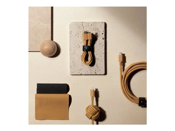 Native Union Belt Cable - Lightning-kabel - 24 pin USB-C hann til Lightning hann - 1.2 m - kraftpapir