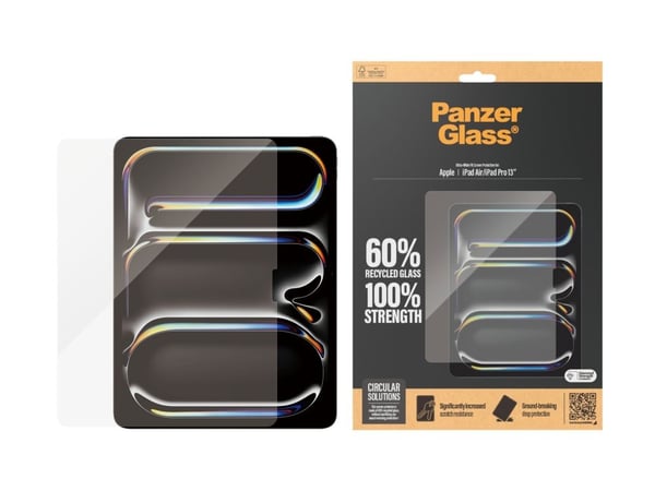 PanzerGlass - Skjermbeskyttelse for nettbrett - ultrabred passform - glass - for Apple 13-inch iPad Air (M2)
