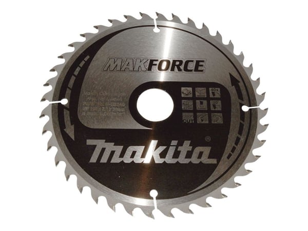 Makita MAKFORCE - Sirkelformet sagblad - for tre - 190 mm - 40 tenner