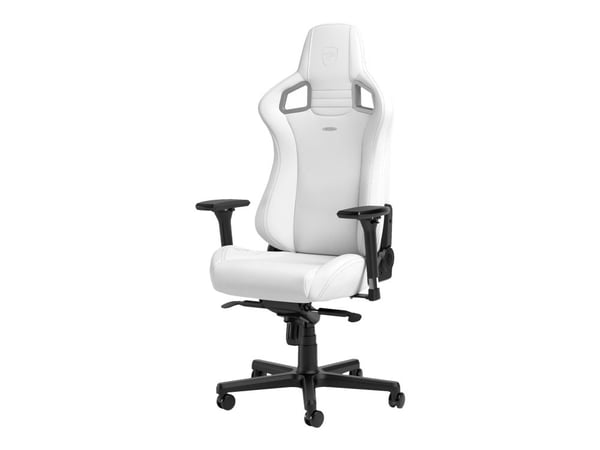 Noblechairs EPIC - Stol - ergonomisk - armlener - T-formet - roterende - polyuretan, kunstlær, pulverbelagt aluminium, high-tech synthetic leather ...