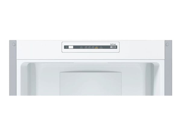 Bosch Serie | 2 KGN34NLEB - Kjøleskap/fryser - bunnfryser - bredde: 60 cm - dybde: 66 cm - høyde: 186 cm - 300 liter - Klasse E - rustfritt stål ut...