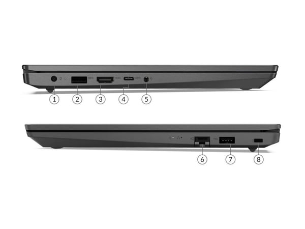 Lenovo V14 G4 ABP 82YX - 180-graders hengseldesign - AMD Ryzen 7 - 7730U / inntil 4.5 GHz - Win 11 Home - Radeon Graphics - 16 GB RAM - 512 GB SSD ...