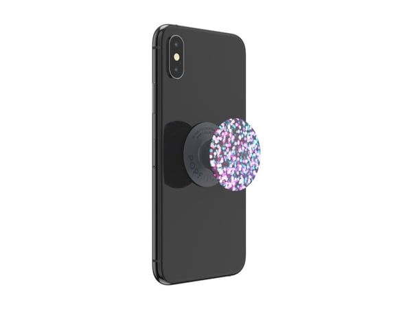 PopSockets PopGrip Basic - Fingergrep/stativ for mobiltelefon - universell - Unicorn Bokeh