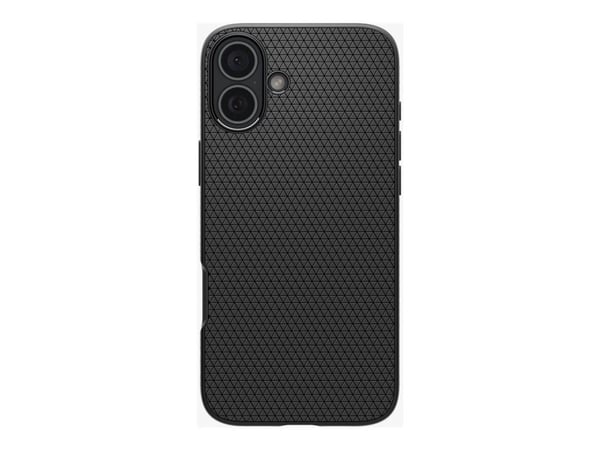 Spigen Liquid Air, Suojus, Apple, iPhone 16, 15,5 cm (6.1"), musta