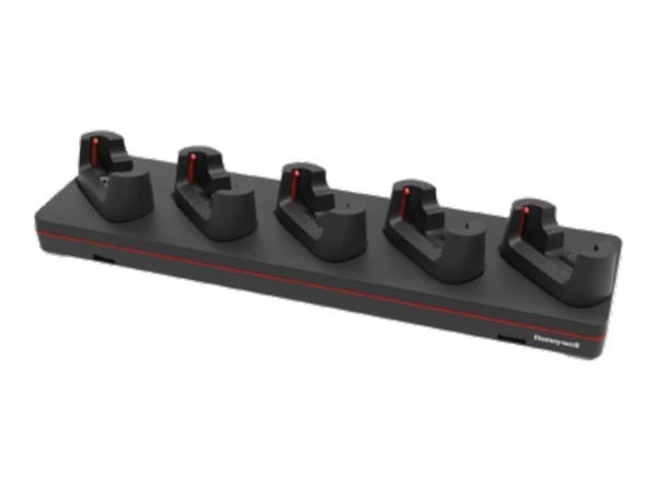 Honeywell - Håndholdt ladestativ + strømadapter - oppstartet, standard - utgangskontakter: 5 - for Honeywell CT30 XP