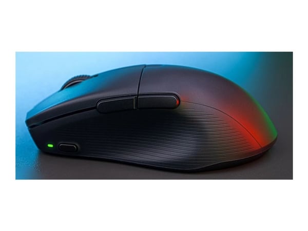 Turtle Beach Pure Air - Mus - ergonomisk - optisk - trådløs, kablet - Bluetooth, 2.4 GHz, USB-C - USB trådløs mottaker - svart
