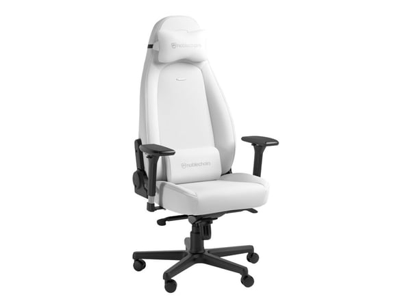 Noblechairs ICON - Spillestol - armlener - T-formet - tipping - roterende - aluminium, polyuretan, stål, kaldskum, high-tech synthetic leather - hv...
