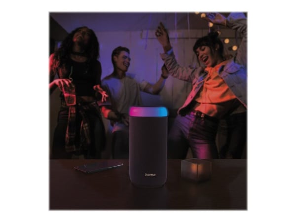 Hama "Shine 2.0" - Høyttaler - for bærbar bruk - trådløs - Bluetooth - svart
