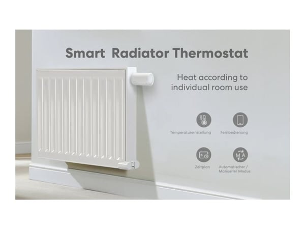 Meross - Starter Kit - radiatortermostat - trådløs - 433 MHz