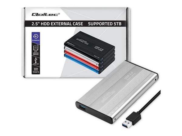 Harddiskdeksel HDD SSD 2,5 tommer SATA3, USB3.0