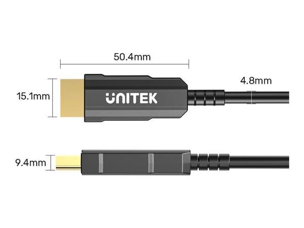 UNITEK HDMI KABEL 2.0 4K 60HZ AOC 10M
