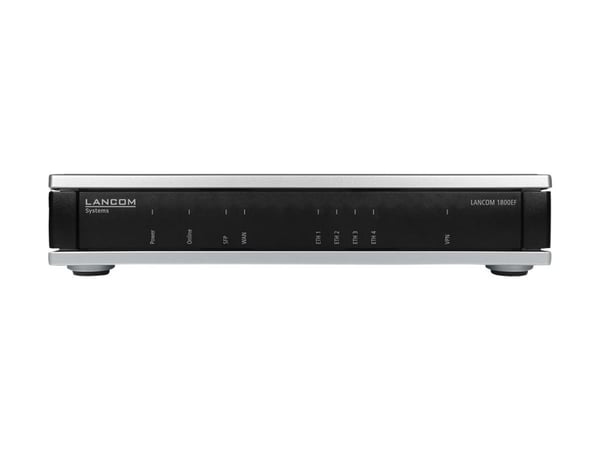 LANCOM 1800EF-4G - Trådløs ruter - DSL/WWAN 1GbE - Wi-Fi 6 - Dobbeltbånd - 4G, 3G - VoIP-gateway