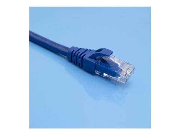 Qoltec patchkabel UTP CAT6, 2 x RJ-45, 1 m, High speed, Gold