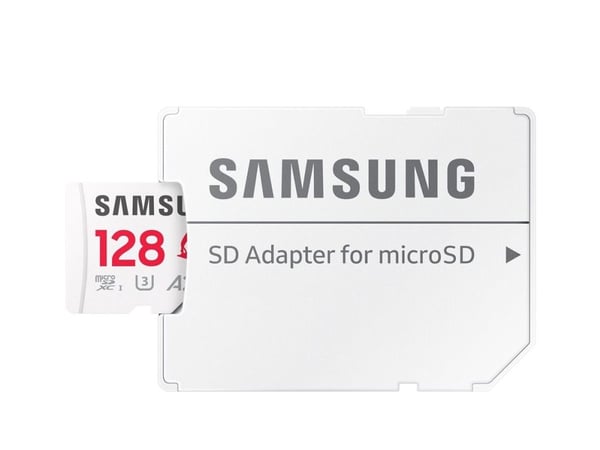 Samsung PRO Plus MB-MD128SA - Sonic the Hedgehog flashminnekort (microSDXC til SD-adapter inkludert) - 128 GB - A2 / Video Class V30 / UHS-I U3 - m...