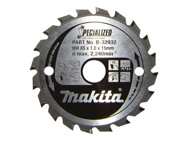 Makita tilbehørsverktøy, 8,5 cm, 1,5 cm, 0,7 mm, 1 mm, Makita, 1 stk.