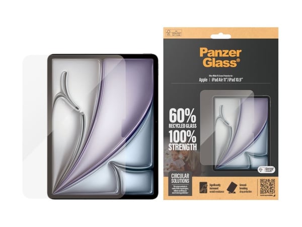 PanzerGlass - Skjermbeskyttelse for nettbrett - ultrabred passform - glass - for Apple 10.9-inch iPad (10. generasjon); 11-inch iPad Air (M2, M3)