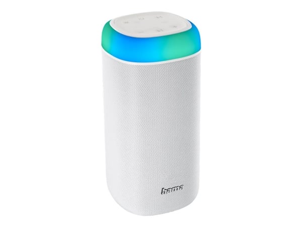 Hama "Shine 2.0" - Høyttaler - for bærbar bruk - trådløs - Bluetooth - hvit