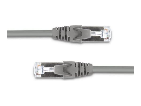 Qoltec - Koblingskabel - RJ-45 (hann) til RJ-45 (hann) - FTP - CAT 5e - uten hindringer - grå