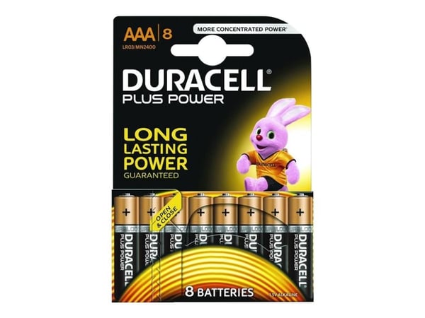 Duracell - Batteri 8 x AAA - Alkalisk - 1150 mAh