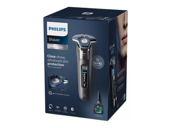 Philips SHAVER Series 7000 S7887/58 Sähköparranajokone märkä- ja kuiva-ajoon, Parranajokone kääntyvällä päällä, Kromi, SH71, 2 vuosi/vuosia, Akku, ...