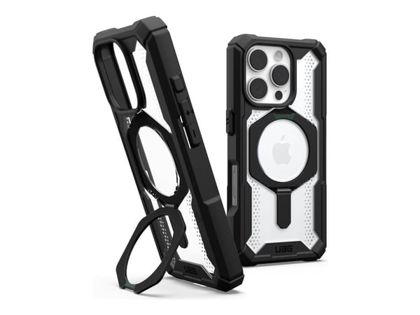 Urban Armor Gear Plasma XTE, Suojus, Apple, iPhone 16 Pro, 16 cm (6.3"), musta, Läpinäkyvä