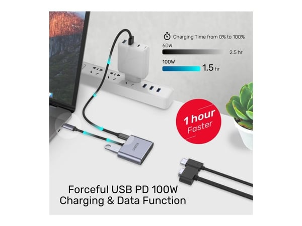 Unitek uHUB Q4 Lite - telakointiasema