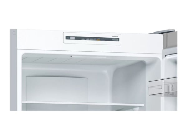 Bosch Serie | 2 KGN34NLEB - Kjøleskap/fryser - bunnfryser - bredde: 60 cm - dybde: 66 cm - høyde: 186 cm - 300 liter - Klasse E - rustfritt stål ut...