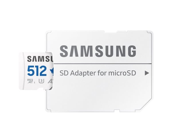 Samsung PRO Plus MB-MD512SA - Sonic the Hedgehog flashminnekort (microSDXC til SD-adapter inkludert) - 512 GB - A2 / Video Class V30 / UHS-I U3 - m...