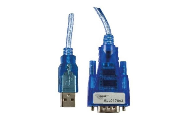 ALLNET ALL0178V2, Blå, 1,5 m, USB A, RS232, Hanstik/Hanstik