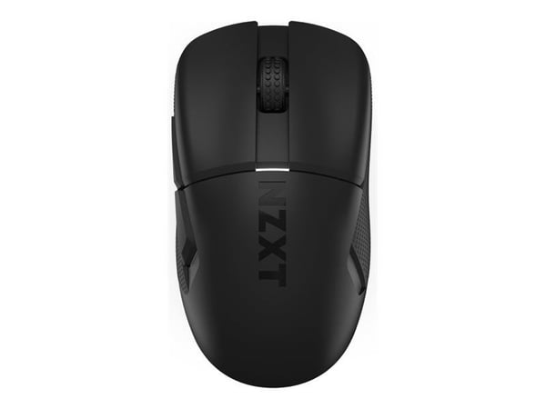 NZXT Lift Elite - Mus - ultralett - høyrehendt - optisk - 6 knapper - kablet, trådløs - USB, 2.4 GHz - matt svart