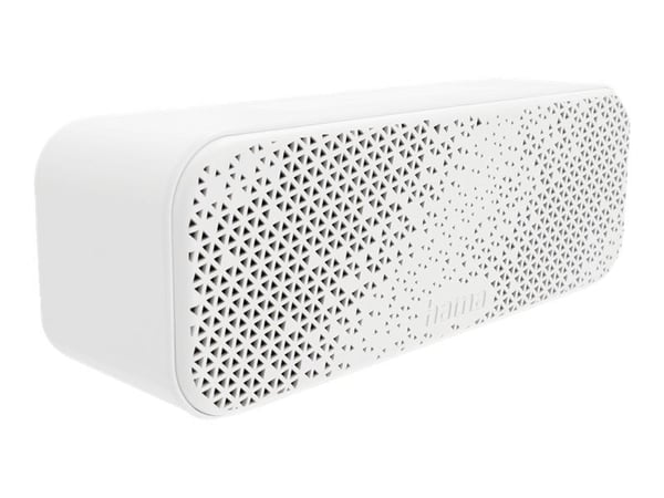 Hama "PowerBrick 2.0" - Høyttaler - for bærbar bruk - trådløs - Bluetooth 5.1 - hvit