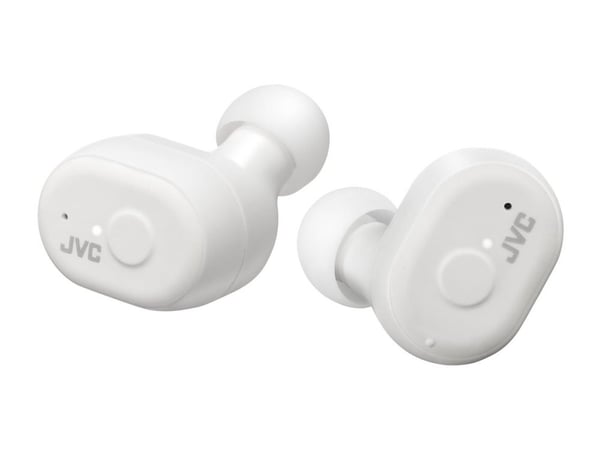 JVC HA-A11T - Marshmallow - True wireless-hodetelefoner med mikrofon - i øret - Bluetooth - hvit
