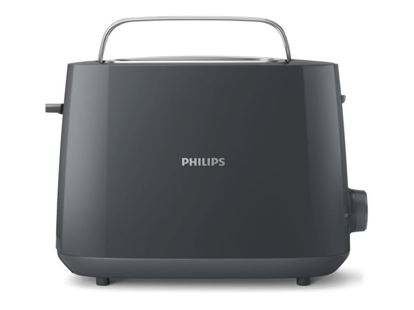 Philips Daily Collection HD2581/10, 2 viipale(i)ta, Harmaa, Muovi, Painikkeet, Rotaatio, 900 W, 220-240 V