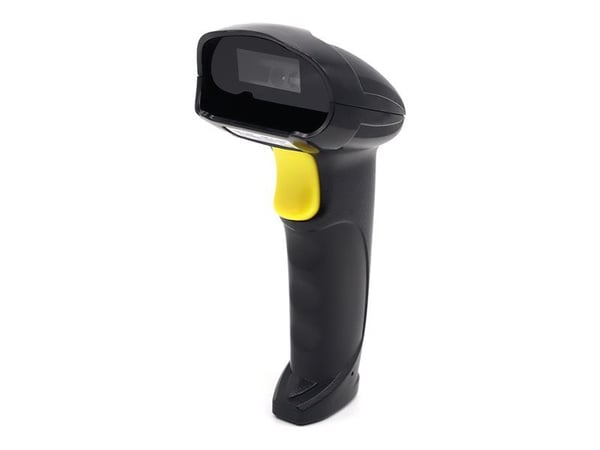 Qoltec 50853 Laser-viivakoodiskanneri 1D | 2D | Musta