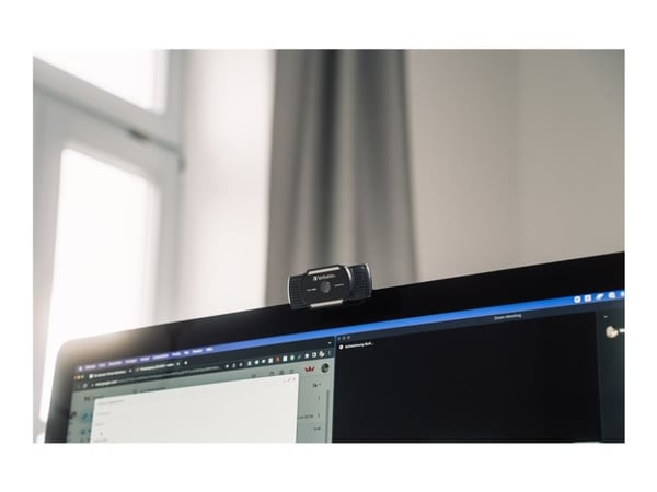 Verbatim AWC-01 - Nettkamera - farge - 2560 x 1440 - 2K, 1080p - lyd - USB 2.0