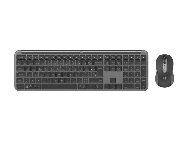 Logitech Signature Slim Combo MK950 for Business - Tastatur- og mussett - trådløs - Bluetooth 5.1 LE - QWERTY - Nordisk - grafitt