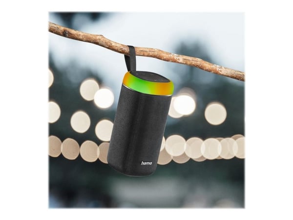 Hama "Shine 2.0" - Høyttaler - for bærbar bruk - trådløs - Bluetooth - svart
