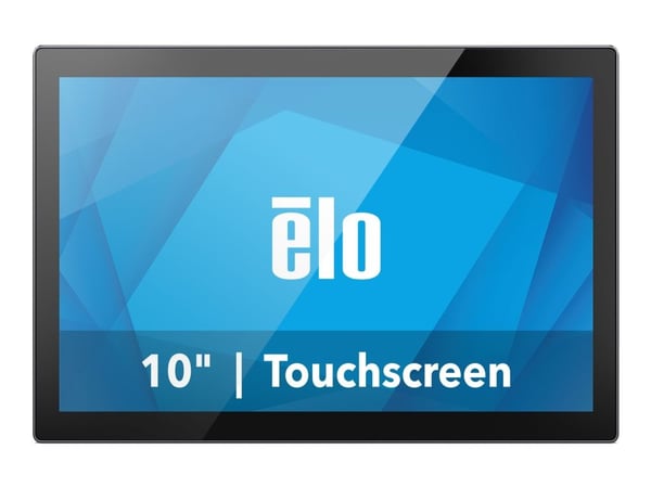 Elo 1004LS - LED-skjerm - 10.1" - berøringsskjerm - 1280 x 800 Full HD @ 60 Hz - 400 cd/m² - 800:1 - 30 ms - USB-C - høyttalere - mørk grå
