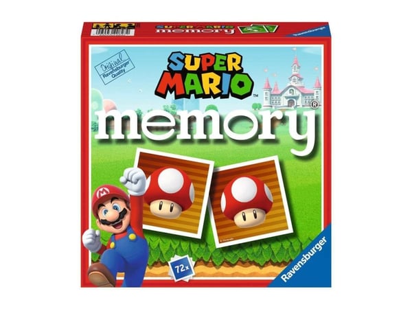 Ravensburger Grand memory - Super Mario - minnespill - 72 deler