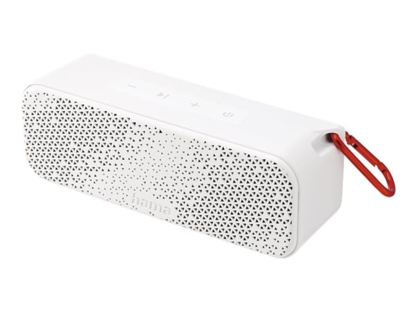 Hama "PowerBrick 2.0" - Høyttaler - for bærbar bruk - trådløs - Bluetooth 5.1 - hvit