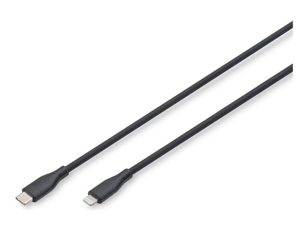 Digitus AK-600110-020-S, 2 m, Lightning, USB A, Hanstik, Hanstik, Lajittelu