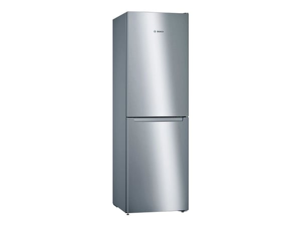 Bosch Serie | 2 KGN34NLEB - Kjøleskap/fryser - bunnfryser - bredde: 60 cm - dybde: 66 cm - høyde: 186 cm - 300 liter - Klasse E - rustfritt stål ut...