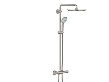 Grohe Euphoria 310 Duschsystem med termostat - Borstat stål