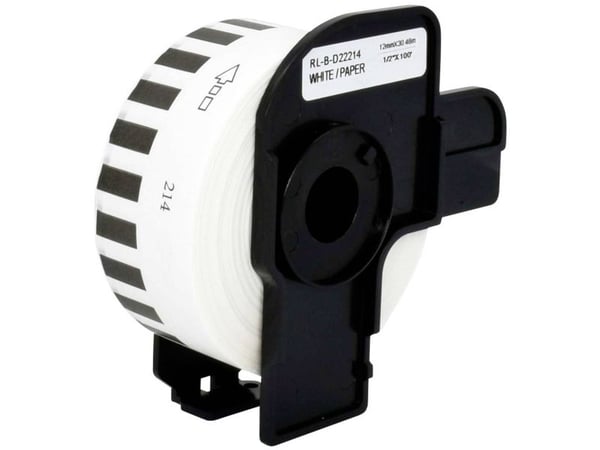 Renkforce RF-6027528, 30,48 m, 1,2 cm, 1 stykker, Hvit, Papir, QL-500 QL-550 QL-500A QL-500BS QL-500BW QL-560VP QL-560 QL-570 QL-580N QL-650TD