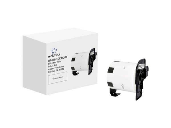 Renkforce RF-6027500, Hvit, Selvklebende skriveretikett, Kontinuerlig etikett, Rull, Papir, Direkte Termisk Renkforce RF-6027500, Hvit, Selvklebende skriveretikett, Kontinuerlig etikett, Rull, Papir, Direkte Termisk