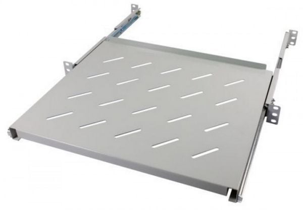 ALLNET 19zbh Uttrekkbar hylle for 900 mm skapdybde lysegrå t650750mm
