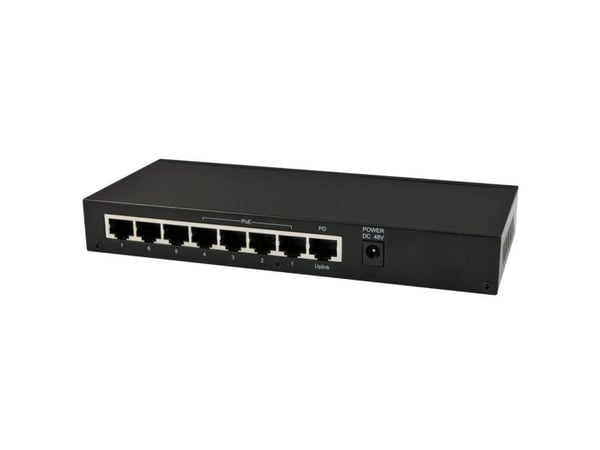 ALLNET ALL-SG8208PD, Uhåndtert (100/1000/10000), Full dupleks, Strøm over Ethernet (PoE)