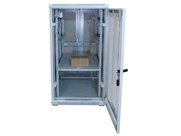 ALLNET ALL-SNB6132EKGRAU, Frittstående hylle, 32U, 500 kg, Nøkkellås, 93 kg, Grå